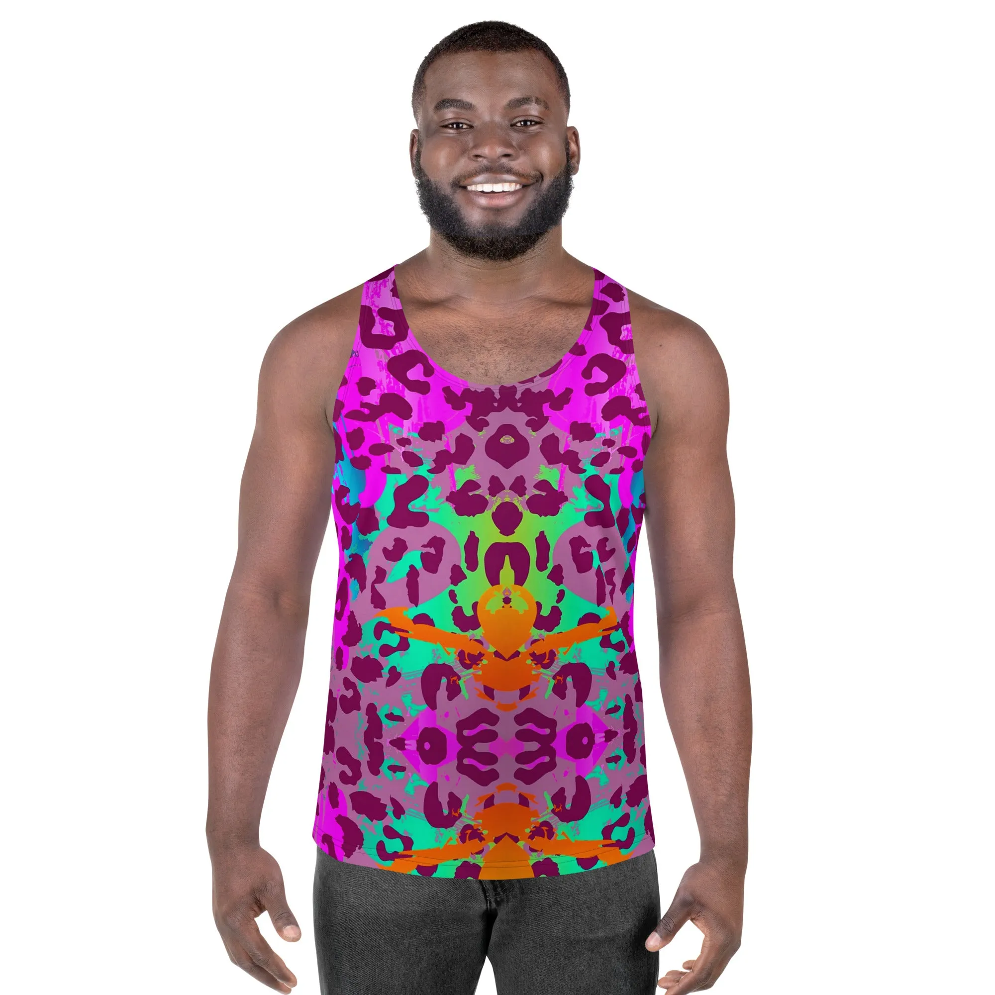 Leopard-Fiesta Unisex Tank Top