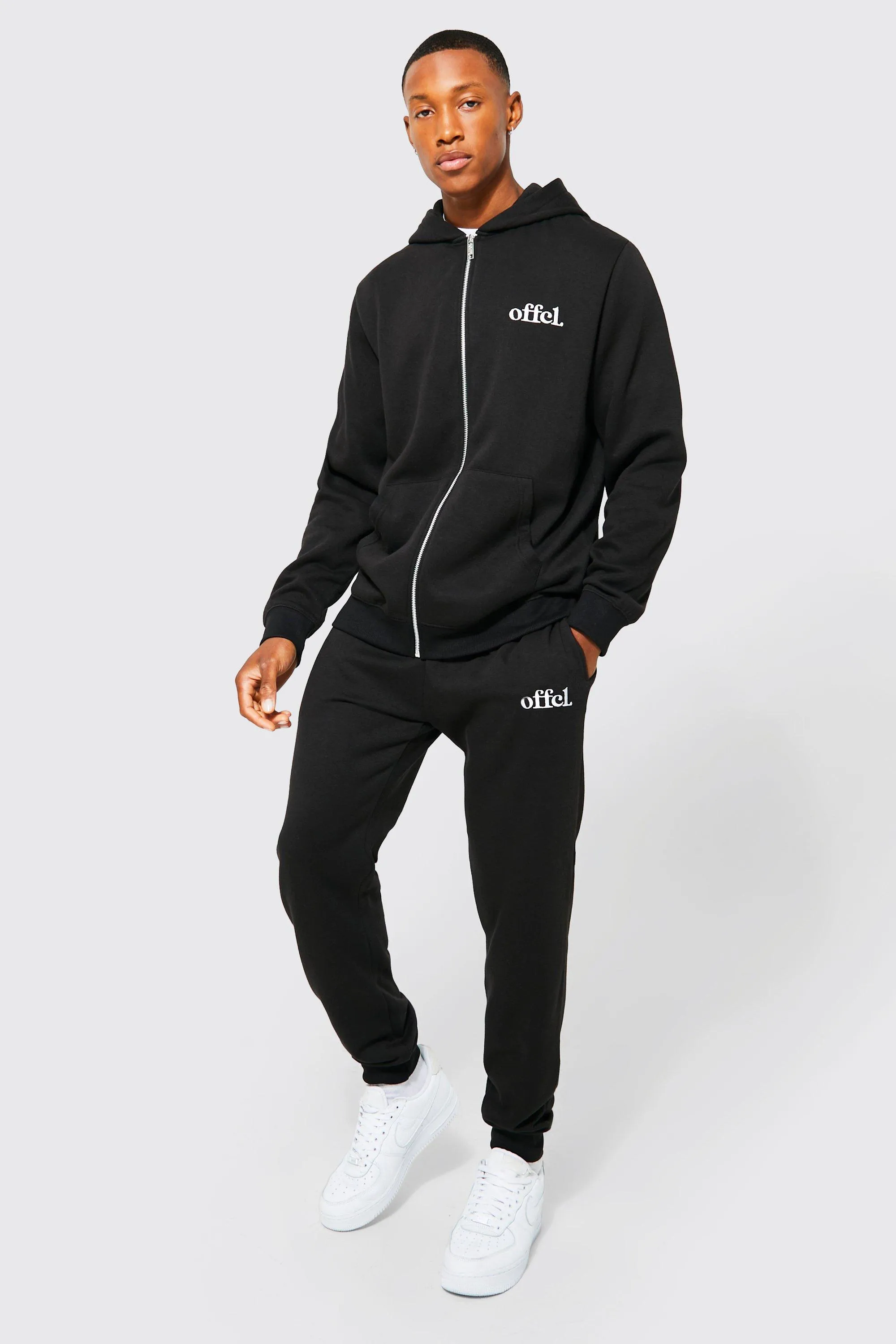 Lightweight Ofcl Zip Through Hooded Tracksuit