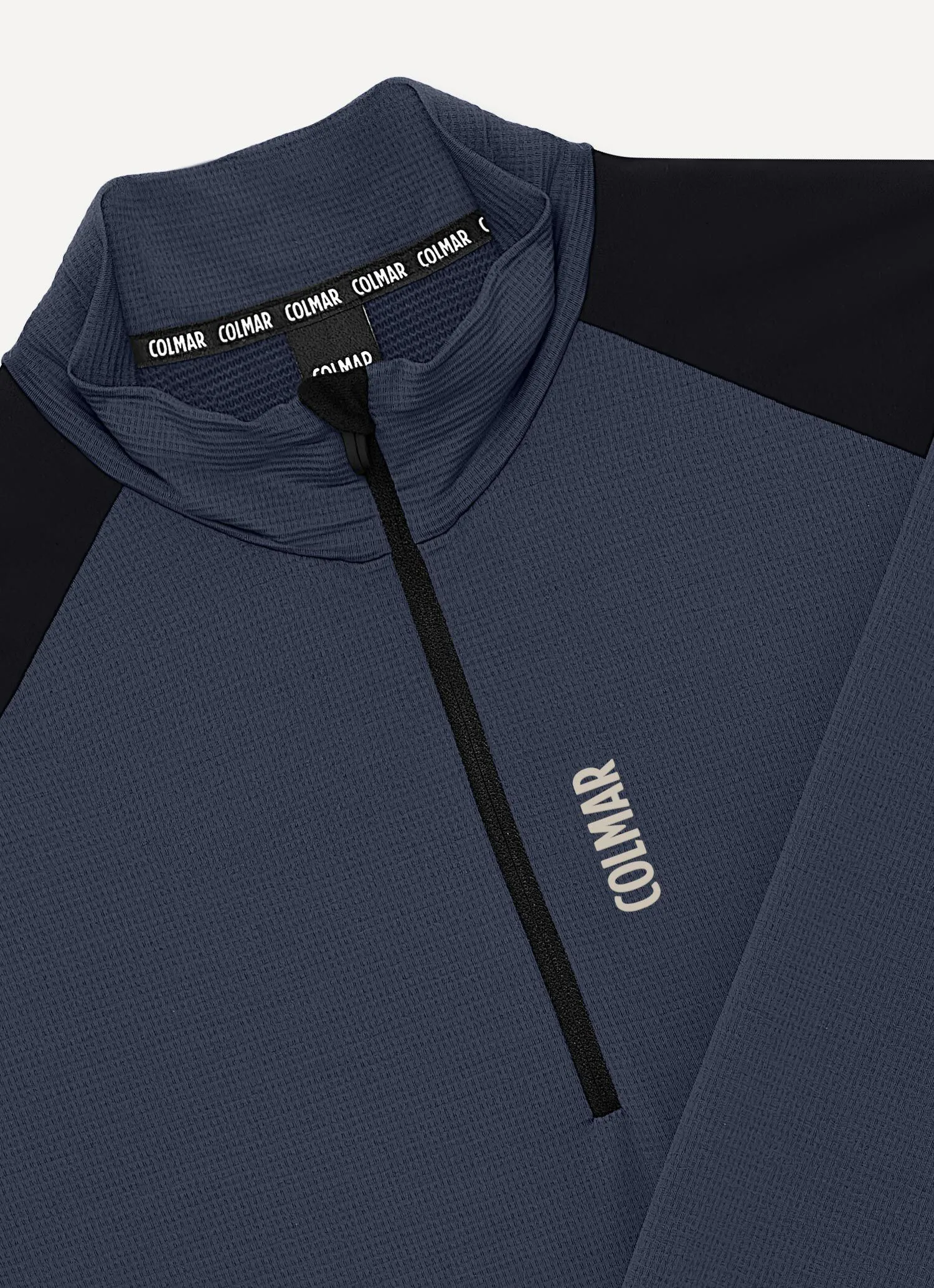 Lightweight ski fleece in a wool blend-