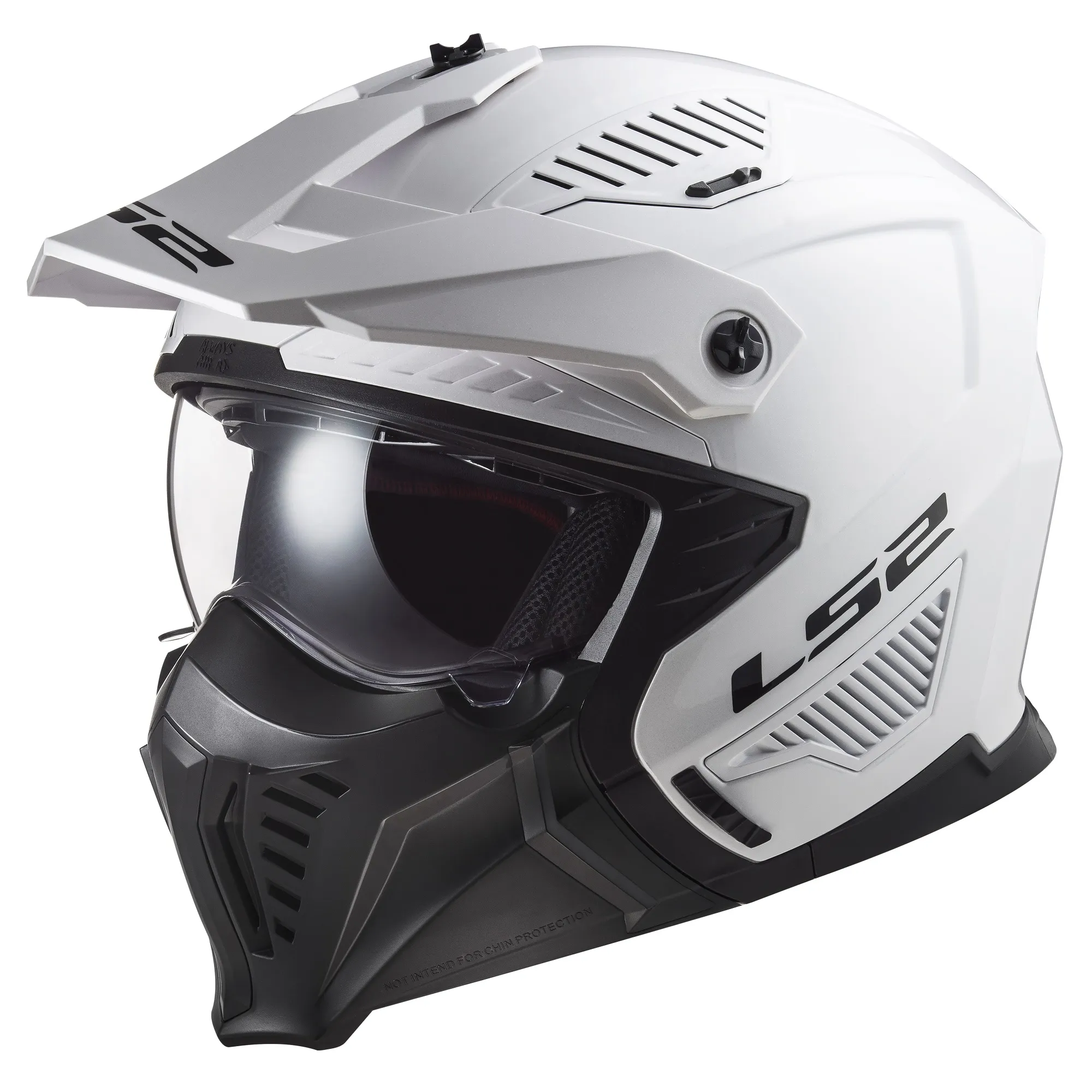 LS2 OF606 Drifter Plain Helmet - White