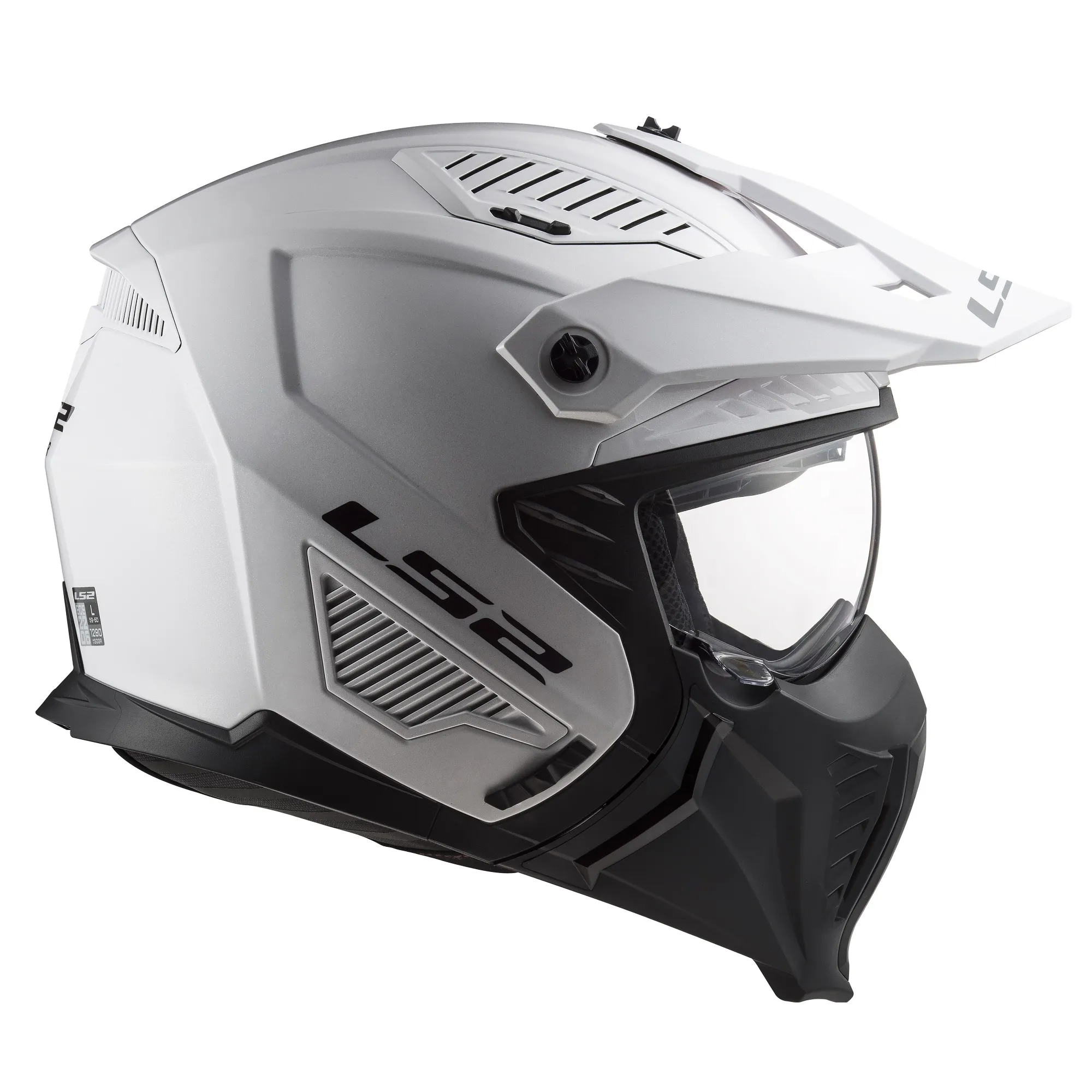 LS2 OF606 Drifter Plain Helmet - White