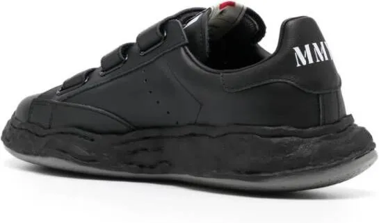 Maison MIHARA YASUHIRO Charles touch-strap leather sneakers Black