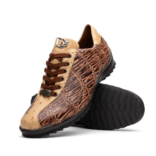 Marco Di Milano Saulo Orix Alligator/Ostrich Fashion Sneakers