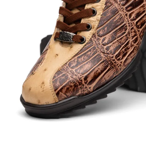 Marco Di Milano Saulo Orix Alligator/Ostrich Fashion Sneakers