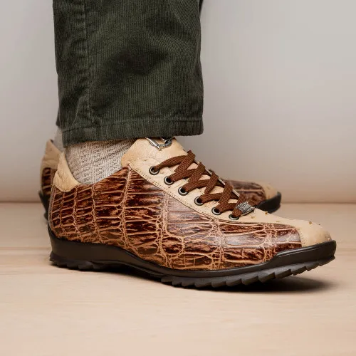 Marco Di Milano Saulo Orix Alligator/Ostrich Fashion Sneakers