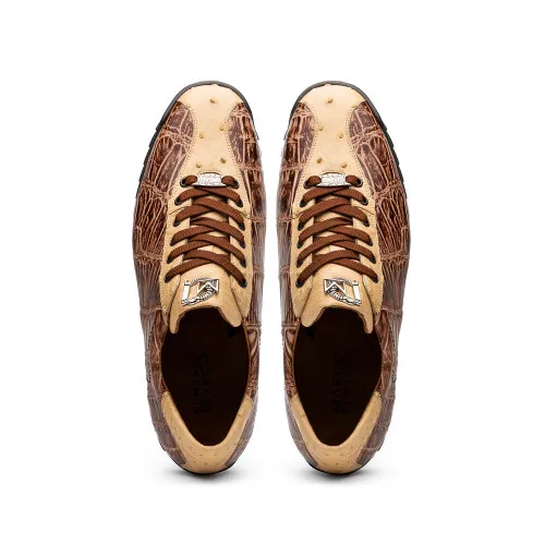 Marco Di Milano Saulo Orix Alligator/Ostrich Fashion Sneakers