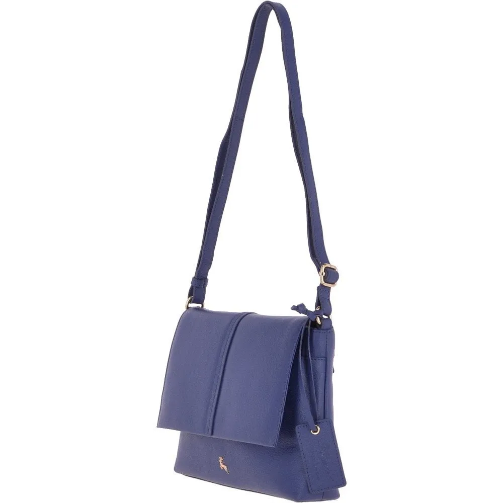 Medium Leather Shoulder Bag Twilight Blue : 62551