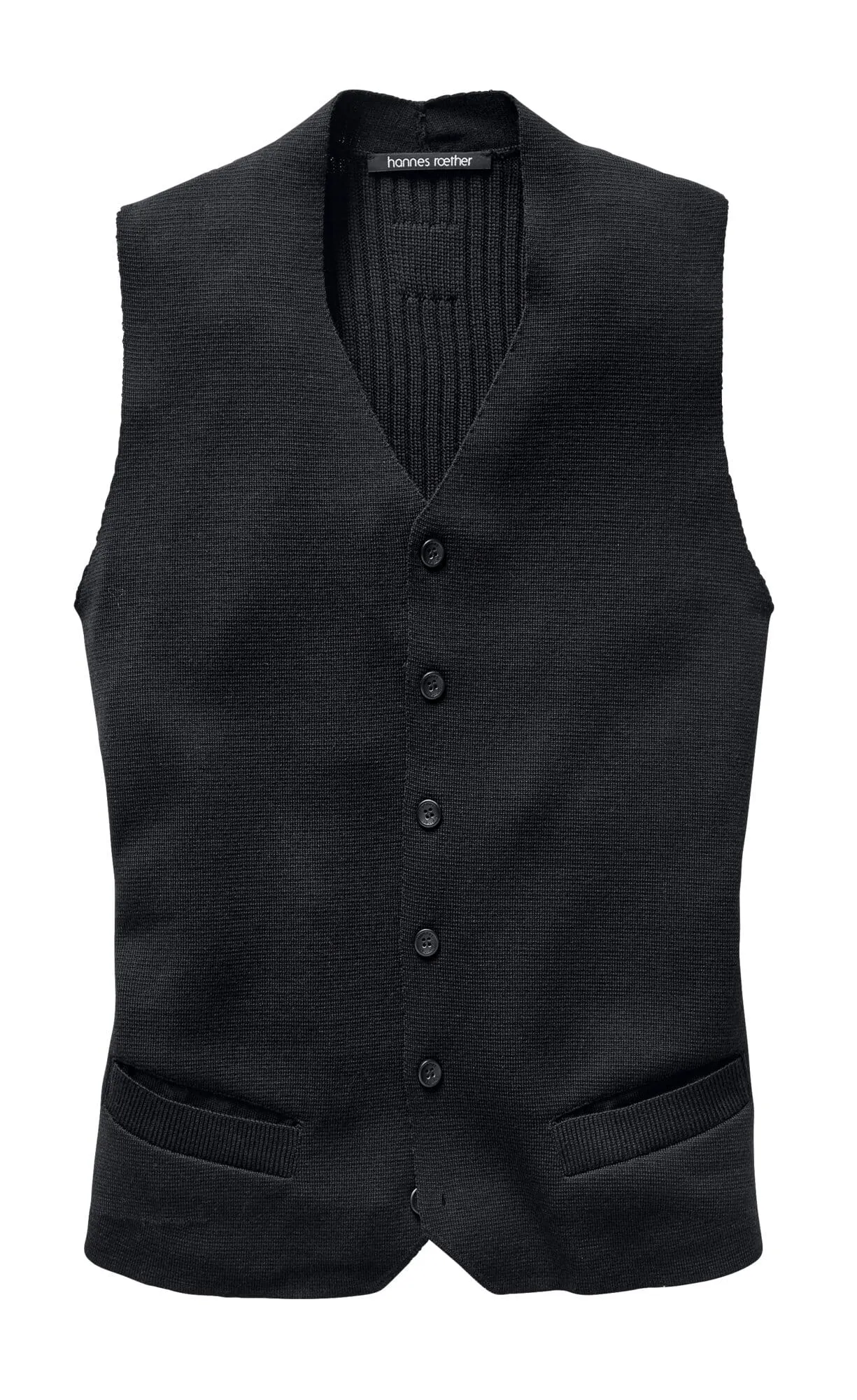 Men knitted vest, Dark blue | Manufactum