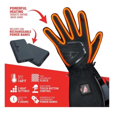 Men's ActionHeat 5V Slim-Fit Fleece Heated Gloves