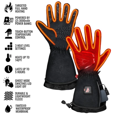 Men's ActionHeat 5V Slim-Fit Fleece Heated Gloves