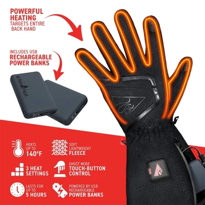 Men's ActionHeat 5V Slim-Fit Fleece Heated Gloves