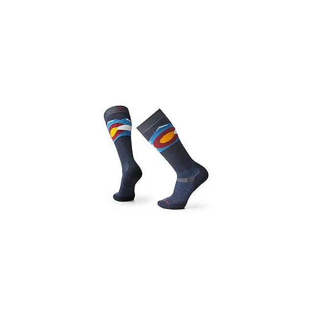 Men's Snowboard Targeted Cushion Colorado Over The Calf Socks