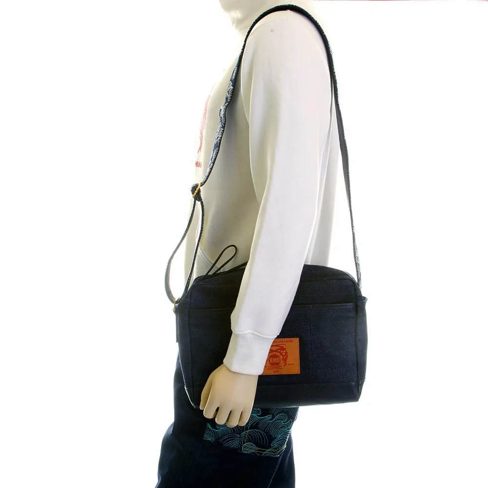 Mens/Unisex Denim with Leather Despatch Bag