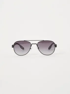 Metal D-Frame Sunglasses