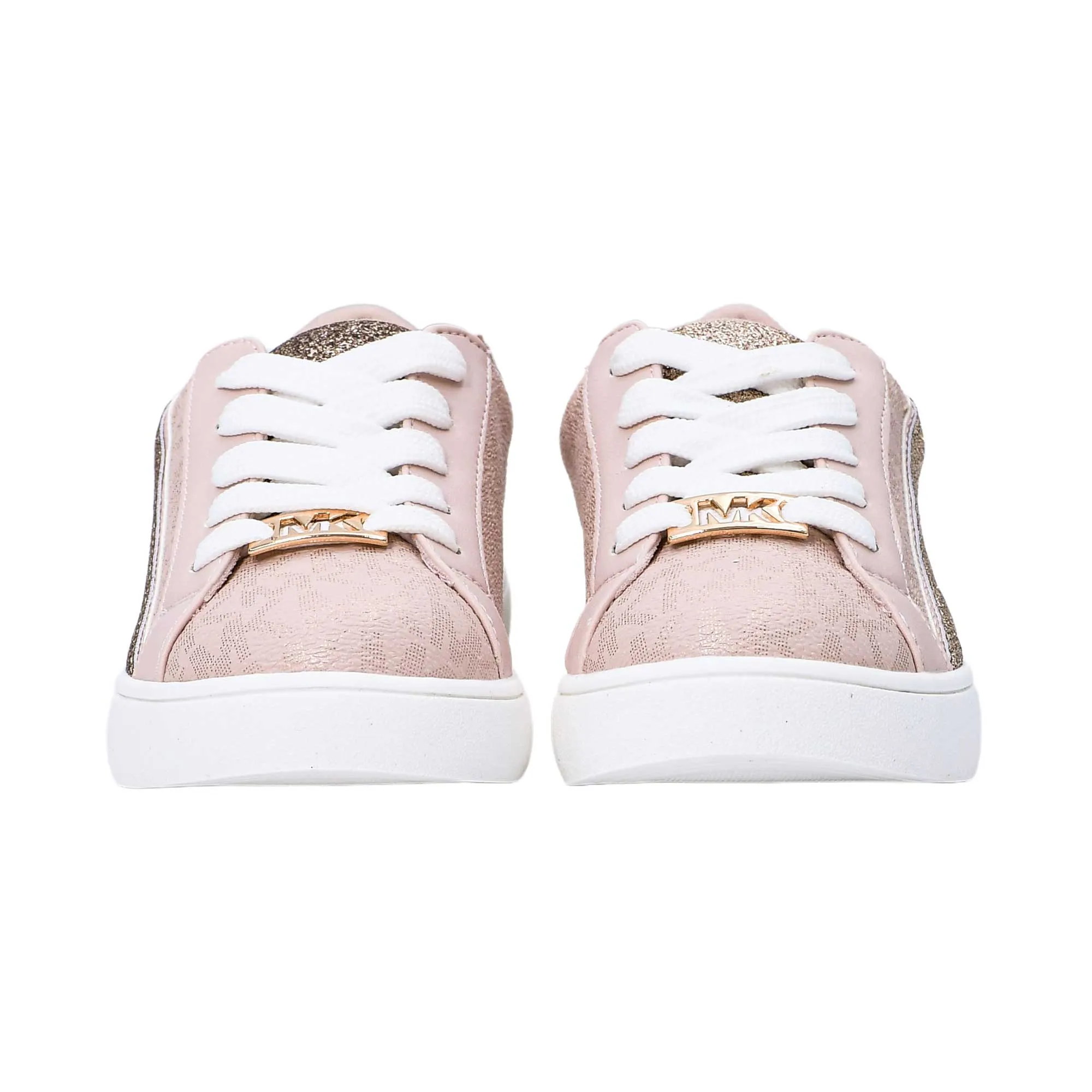 Michael Kors Kids JEM SLADE Monogram Lace Up Sneakers