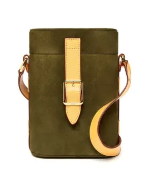 Mini Safari Bag - Army Suede