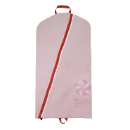 Mint Garment Bag, Red Chambray