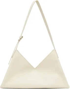 MM6 Maison Margiela Off-White Leather Bag