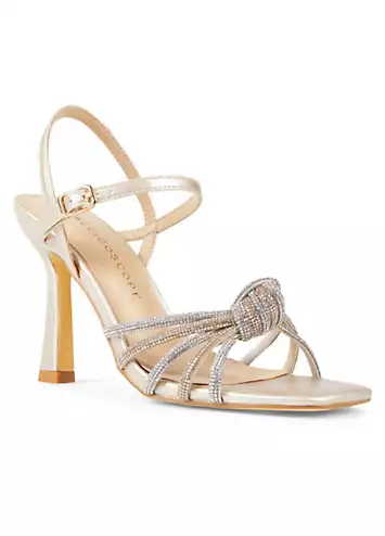 Multi Diamante Heeled Sandals by Kaleidoscope | Look Again