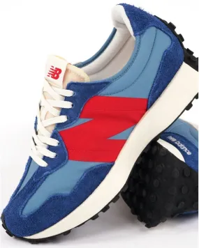 New Balance 327 Trainer Blue Red 