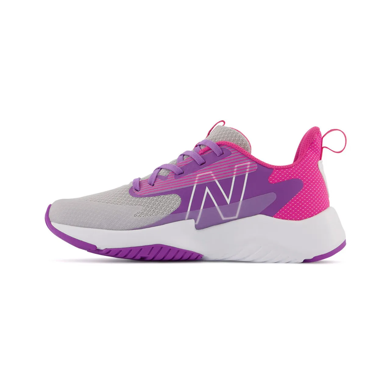 New Balance Kids Rave Run v2 - Summer Fog / Mystic Purple / Hi-pink