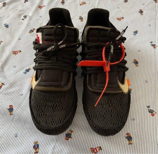 Nike off white prestos black