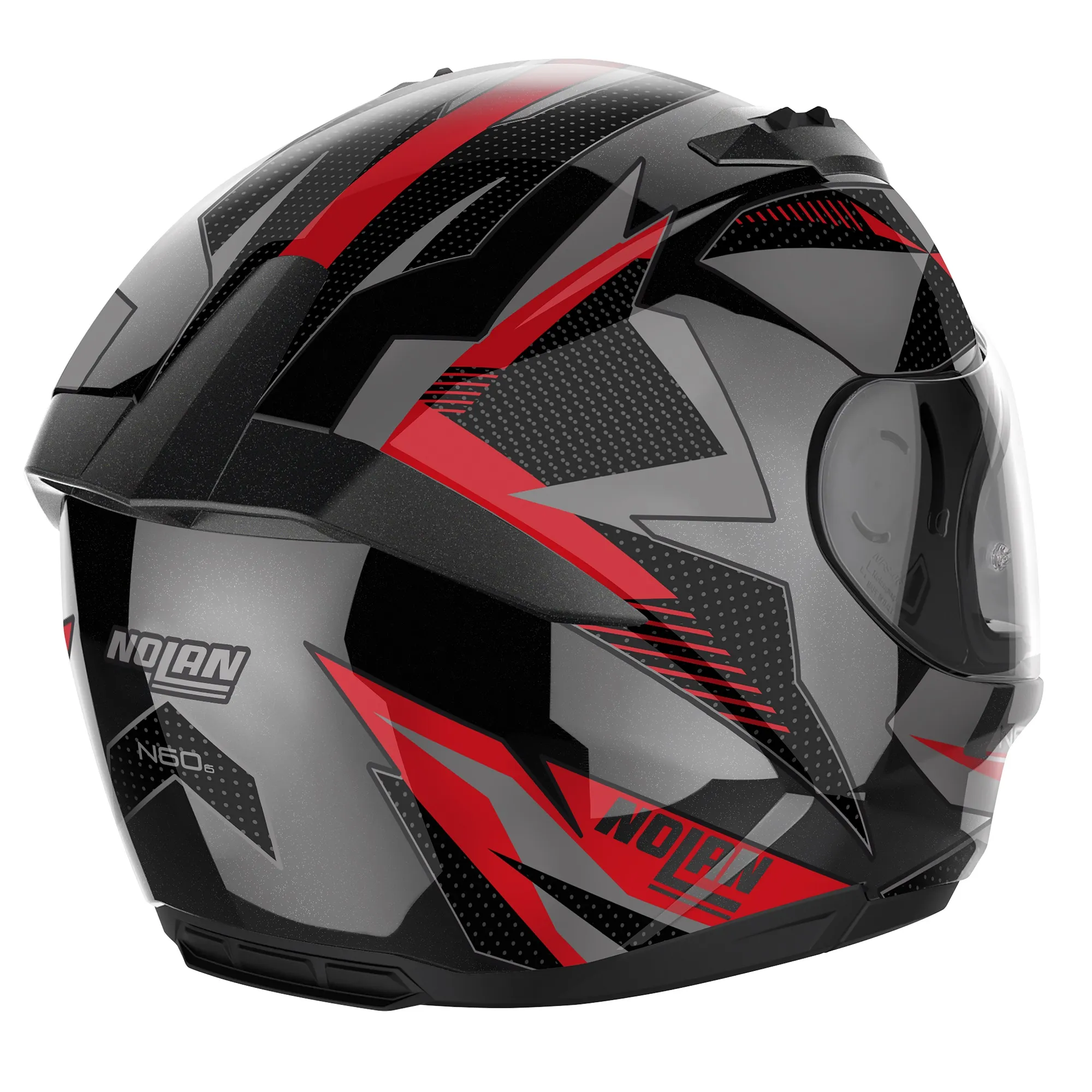 Nolan N60-6 Wiring Helmet - Red