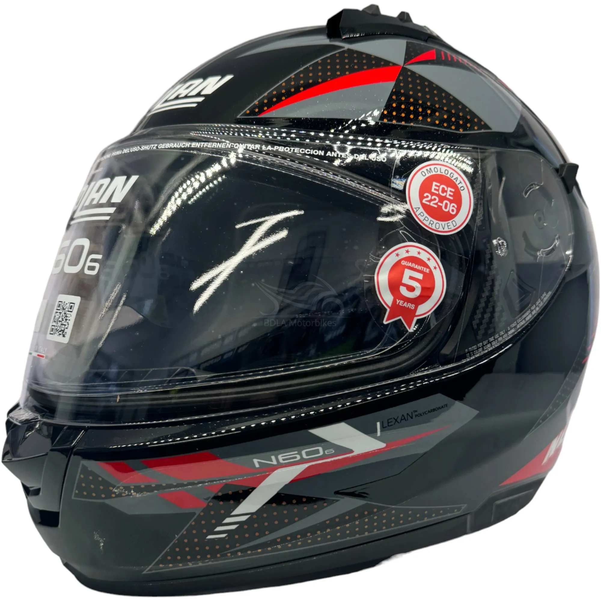 Nolan N60-6 Wiring Helmet - Red