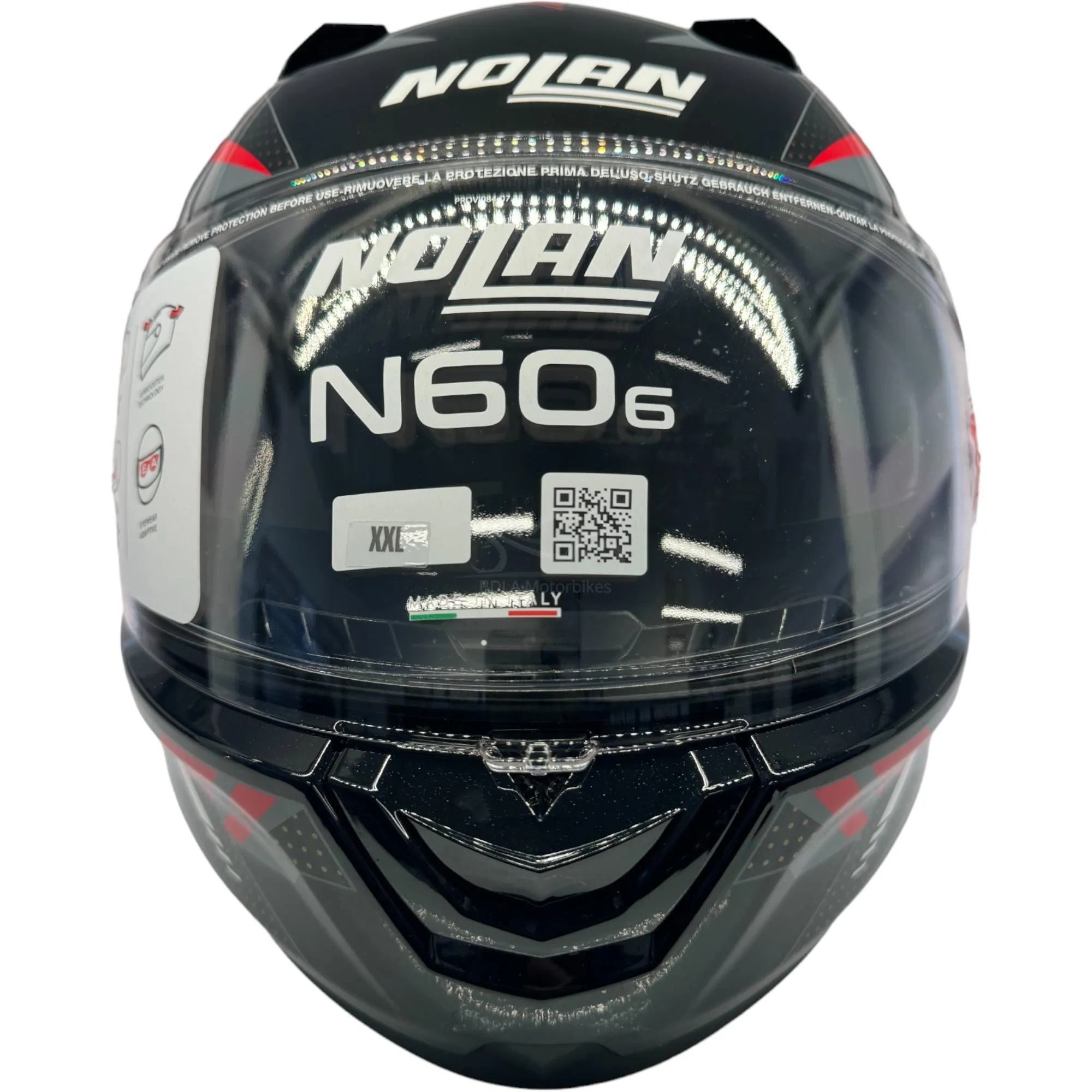 Nolan N60-6 Wiring Helmet - Red