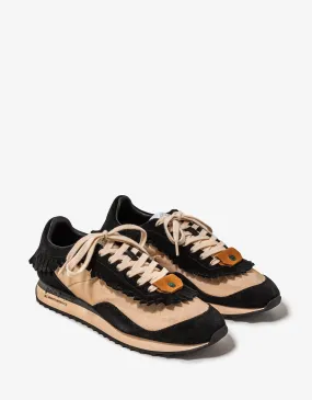 Palm Angels Black Fringe Runner Trainers