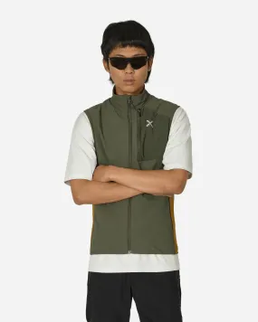 Peak Vest Sage Green / Bronze Brown