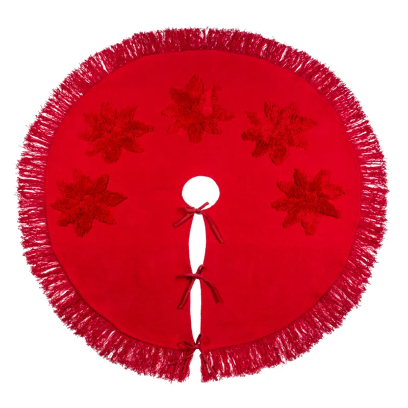 Poinsettia Tree Skirt