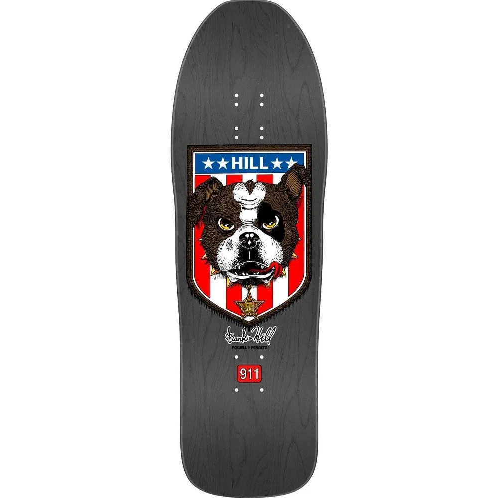 Powell Peralta Frankie Hill Bulldog Grey Stain Skateboard Deck