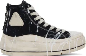 R13 Black & White Kurt Sneakers