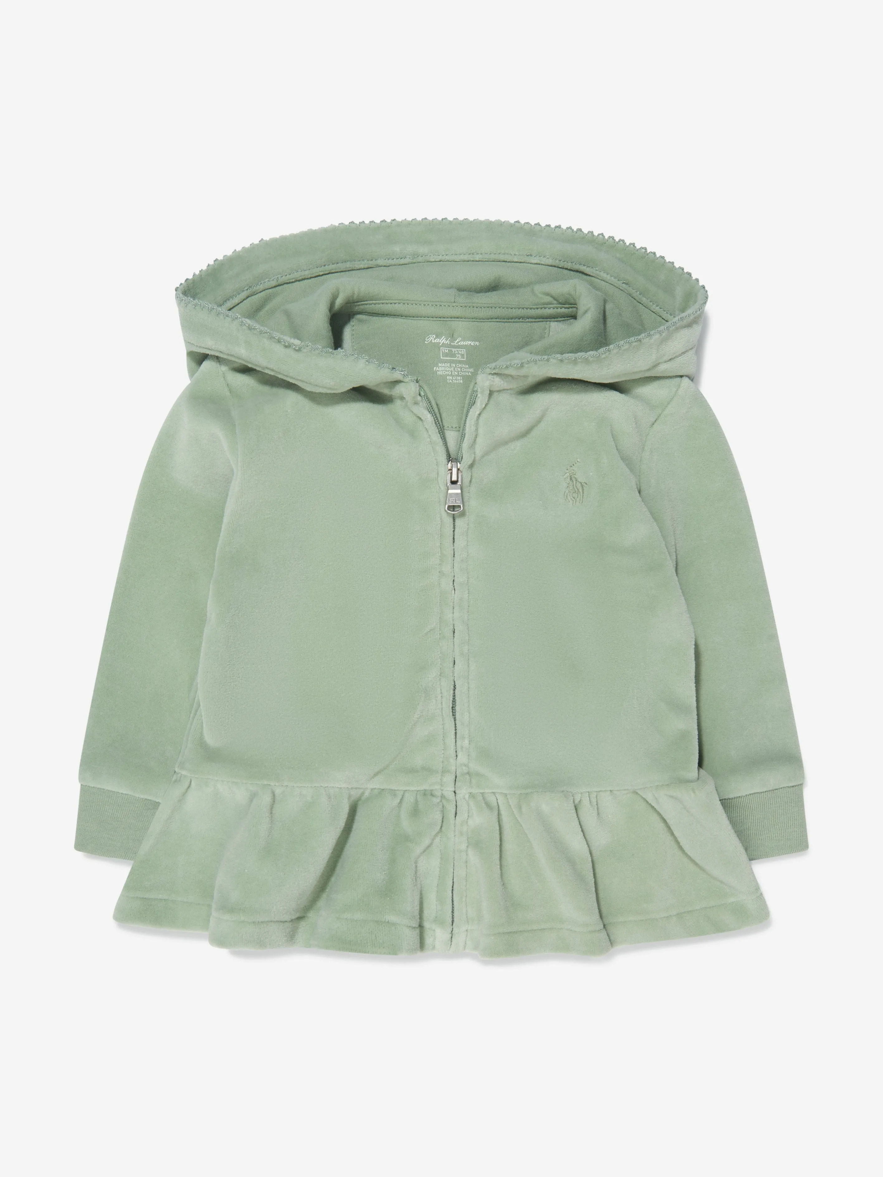 Ralph Lauren Baby Girls Tracksuit in Green