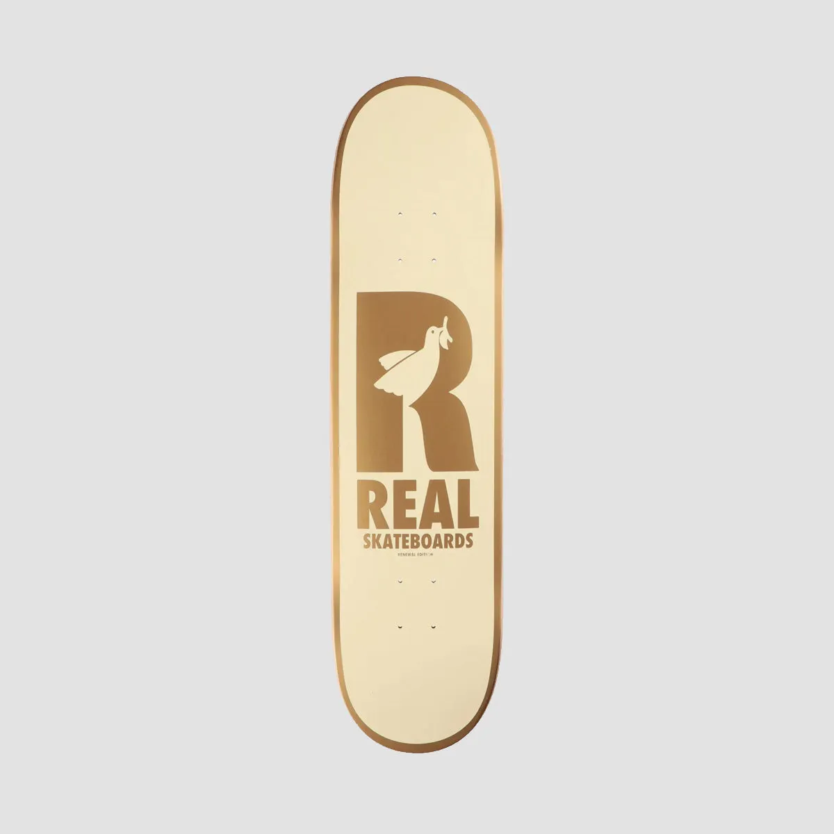 Real Renewal Doves Skateboard Deck Cream - 8.38"