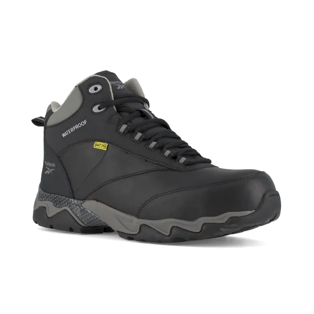 Reebok 6 Internal Metatarsal Black/Grey Composite Toe Shoe #RB1067