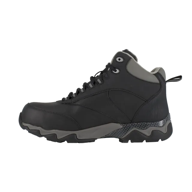 Reebok 6 Internal Metatarsal Black/Grey Composite Toe Shoe #RB1067