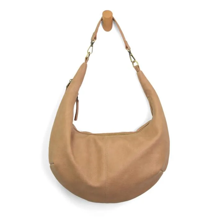 Rhea Slouchy Bag in Camel