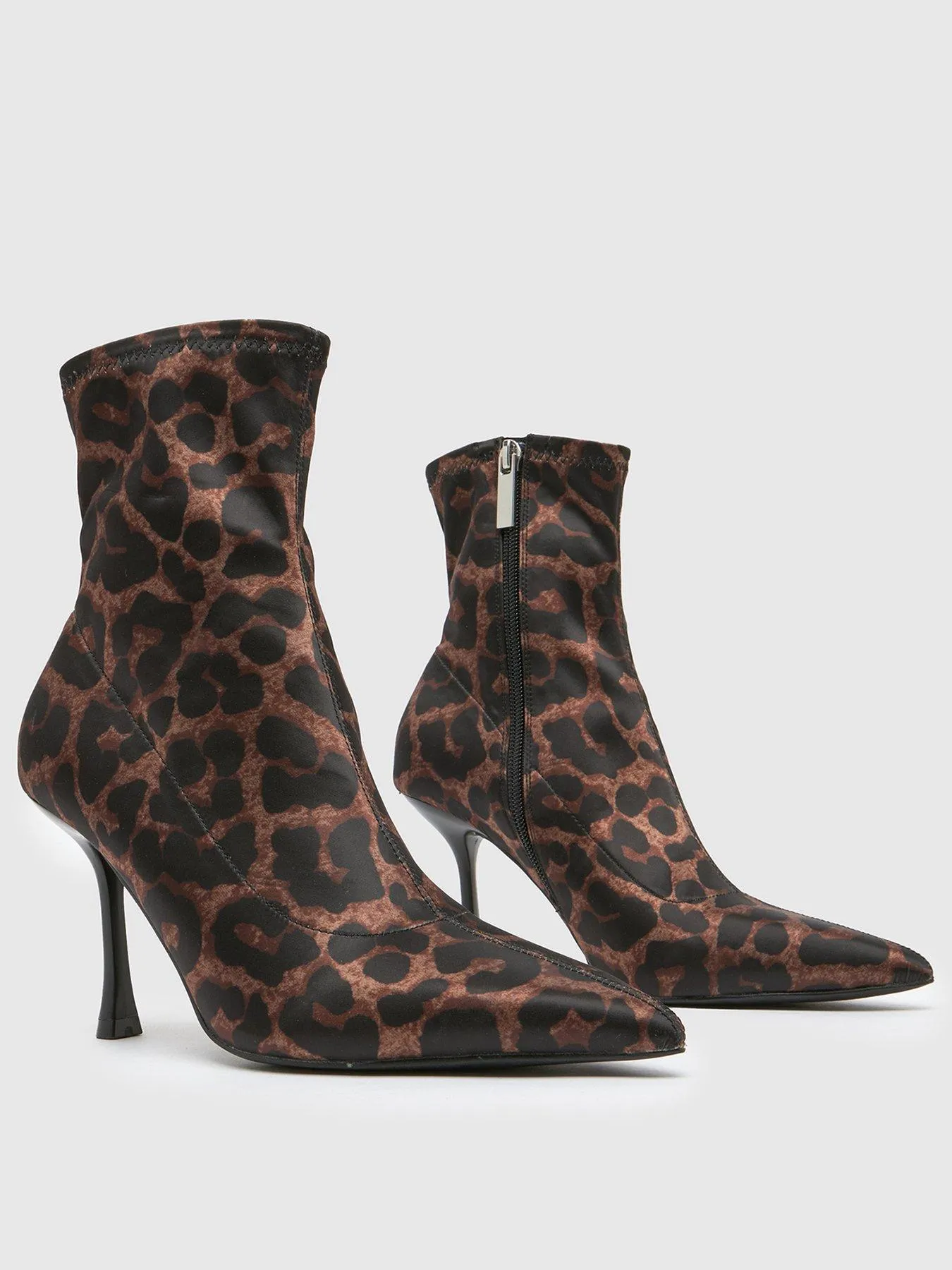 Schuh Babette Stretch Point Boot - Leopard