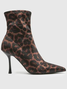 Schuh Babette Stretch Point Boot - Leopard