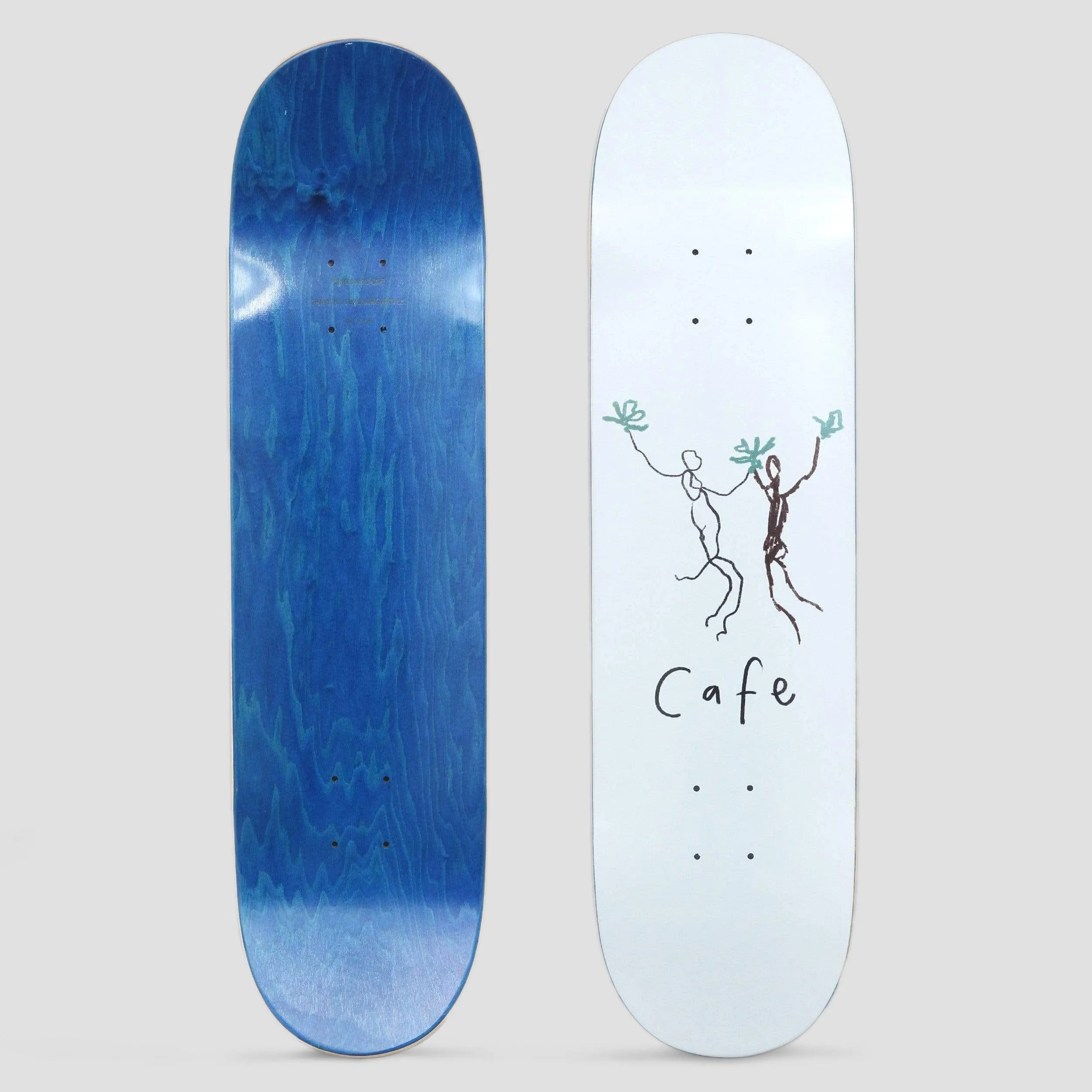 Skateboard Cafe 8 Unity Skateboard Deck White