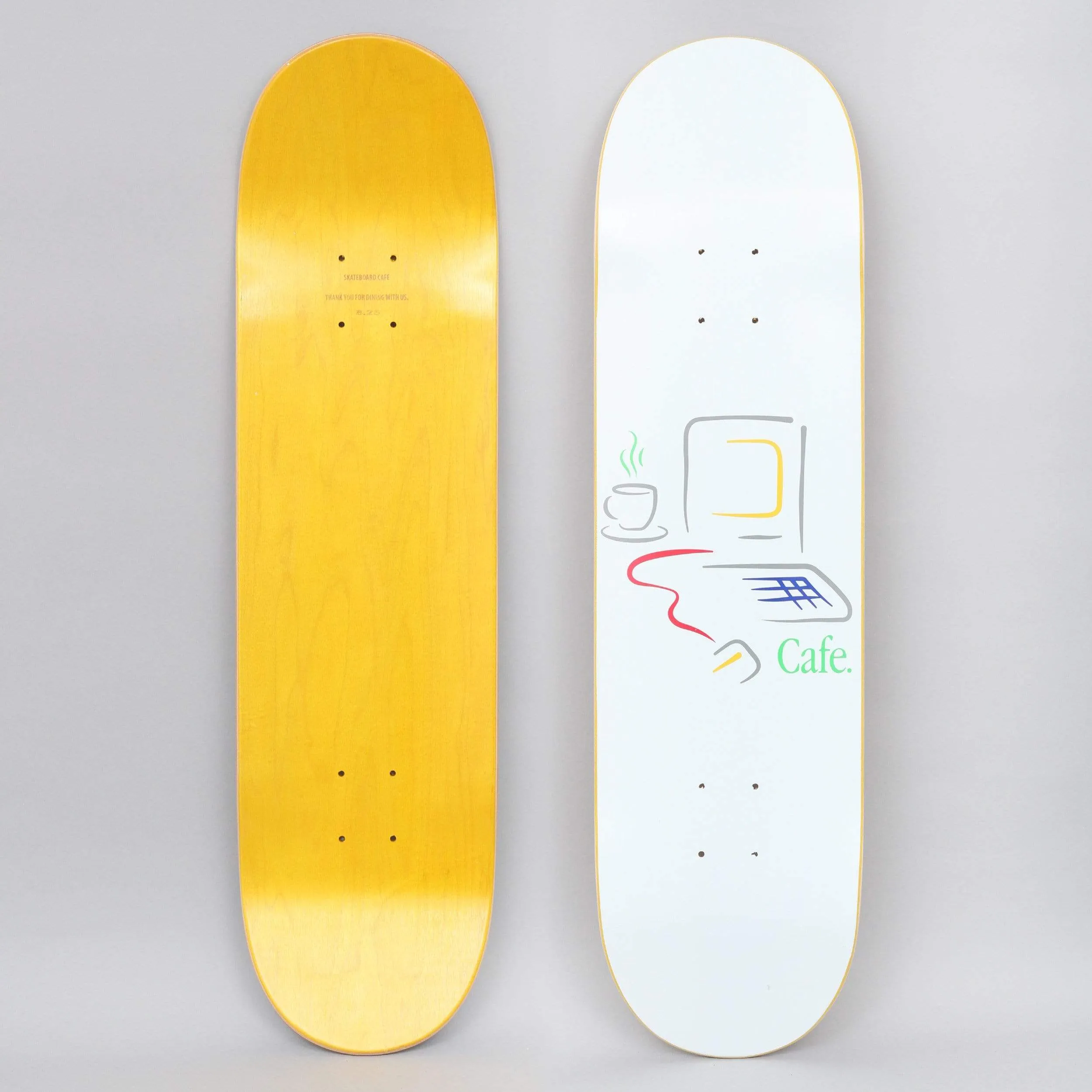 Skateboard Cafe 8.5 Gerald Skateboard Deck White