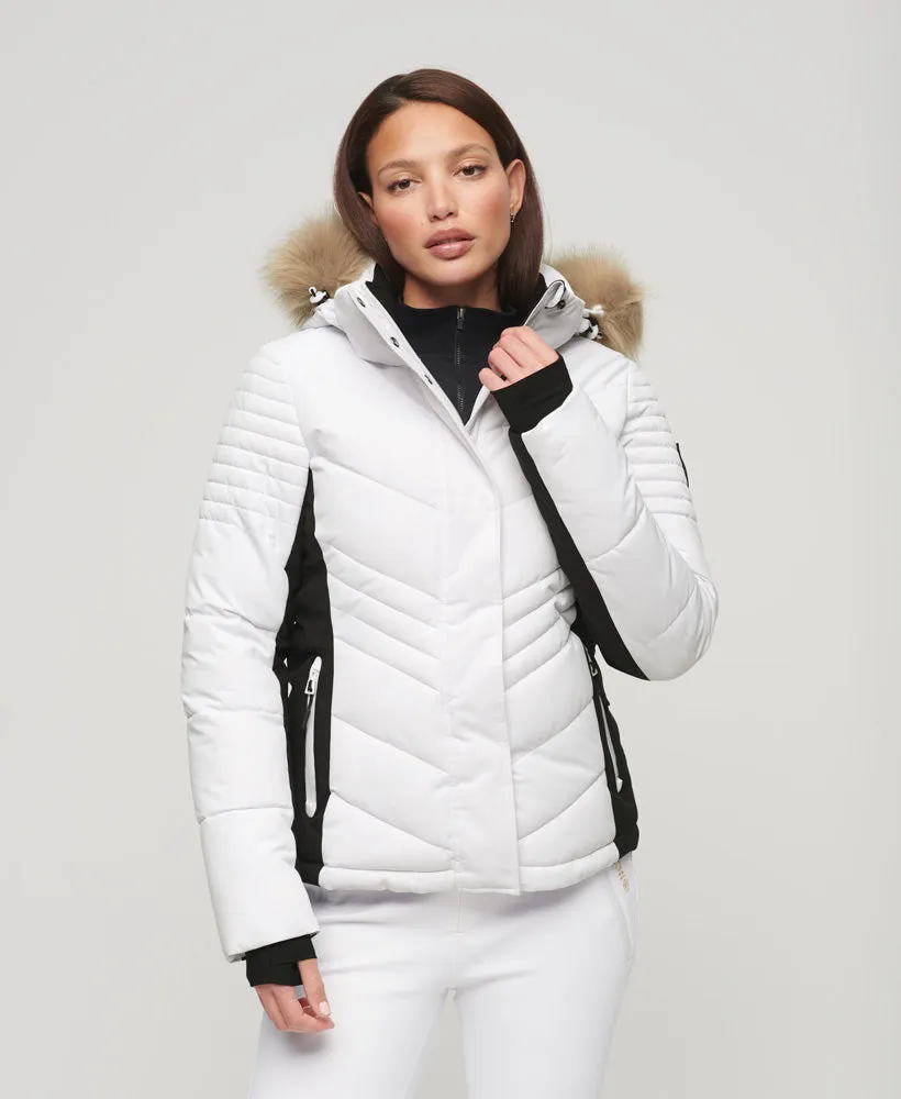 Ski Luxe Puffer Jacket | White