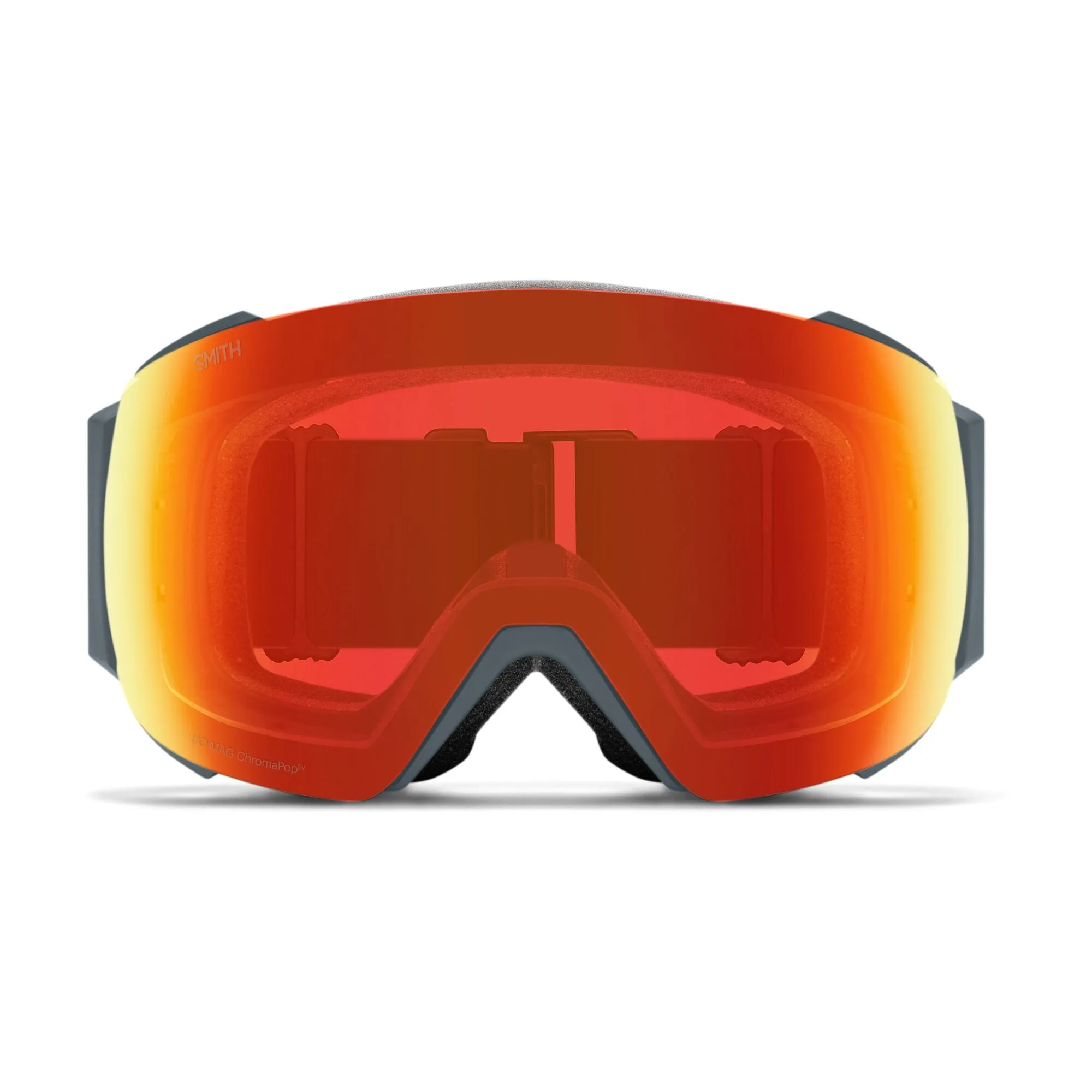 Smith I/O Snowboard Goggles Slate/ChromaPop Sun Red Mirror