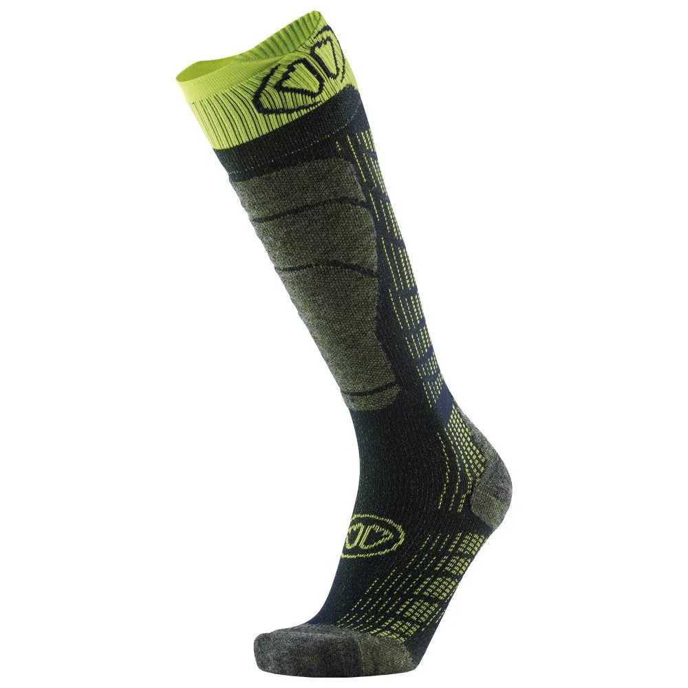 Socks Sidas ---Ski Comfort Noir Jaune