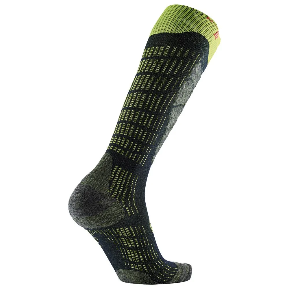 Socks Sidas ---Ski Comfort Noir Jaune