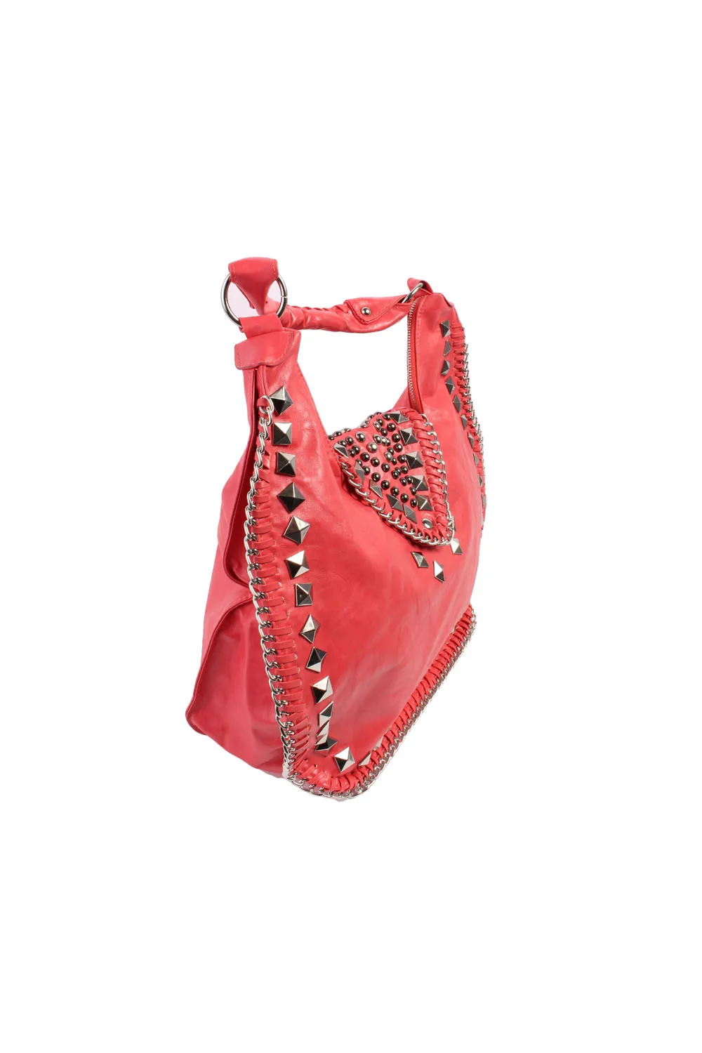 Studded Flap Shoulder Bag - Pepper Tree London