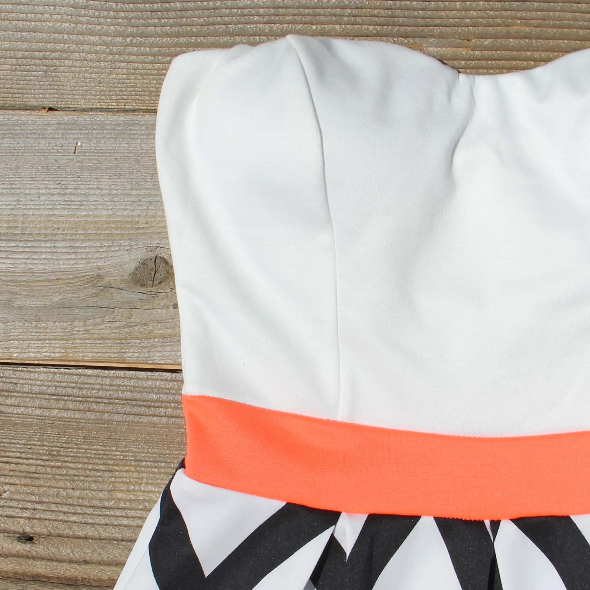 Sunset Chevron Dress