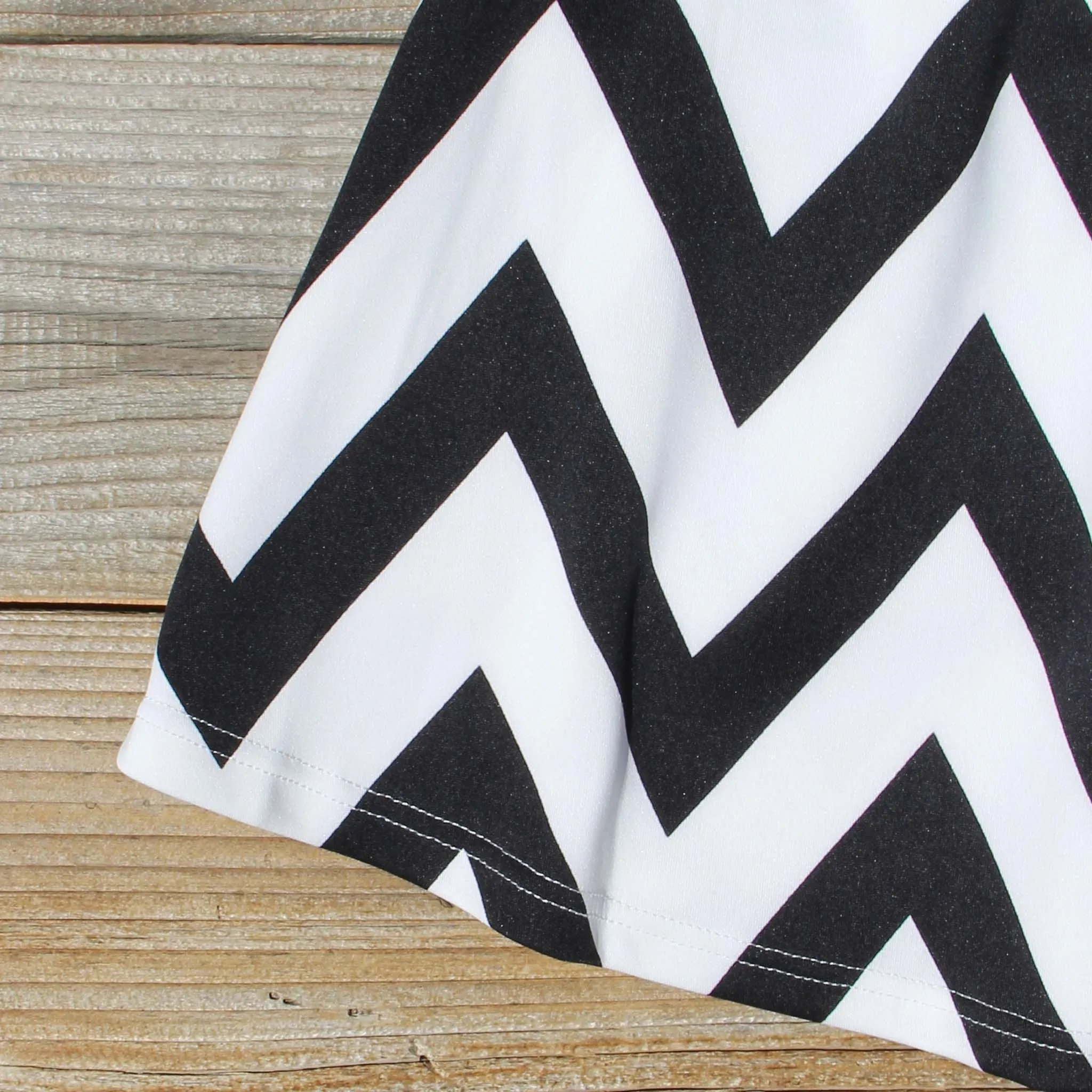 Sunset Chevron Dress